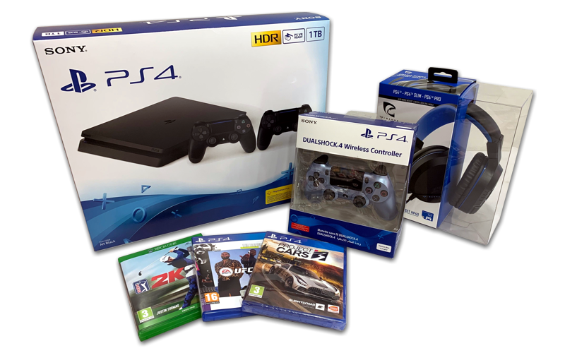 Masser af PS4 grej og spil i butikken