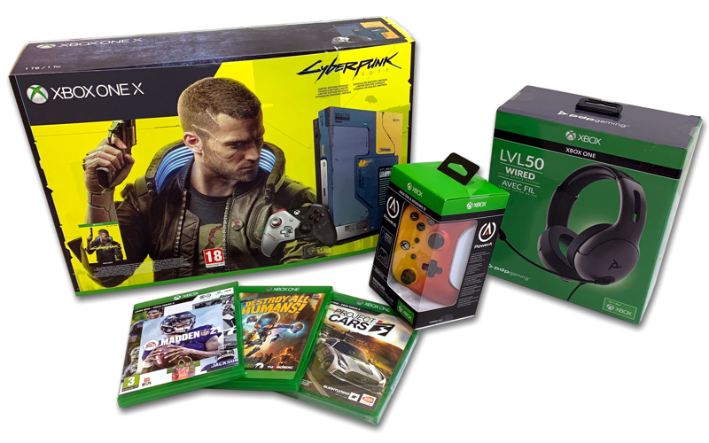 Xbox One maskiner, spil og udstyr